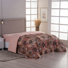 Edredom Cobertor Sonnet Queen Malha Estampada Dupla Face 100%