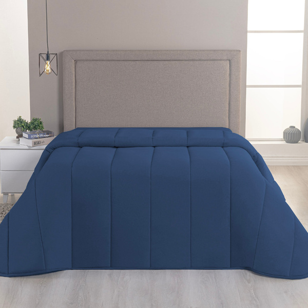 Edredom Cobertor Sonnet Queen Malha Lisa Dupla Face 100% Algo