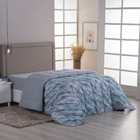 Edredom Cobertor Sonnet Solteiro Malha Estampada Dupla Face 1