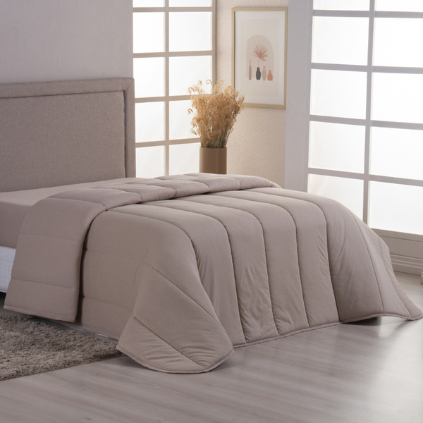 Edredom Cobertor Sonnet Solteiro Malha Lisa Dupla Face 100% A