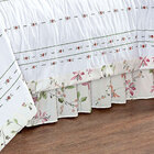 Edredom Completo 15 Peças Belize Dupla Face Floral Rosê 150 F