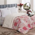 Edredom Confort Queen Dupla Face Sherpa Toque Lã Carneiro - V