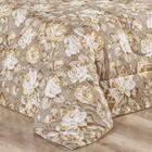 Edredom Dallas King 3 Peças Cáqui