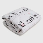 Edredom De Berço Menina Panda Rosa Santista 100% Algodão