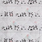 Edredom De Berço Menina Panda Rosa Santista 100% Algodão