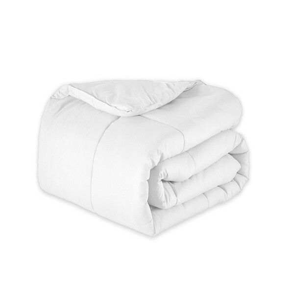 Edredom De Percal Tamanho Queen Super Macio 400 Fios Branco