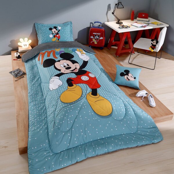 Edredom De Plush Infantil Disney Mickey Home 160x240cm Plush