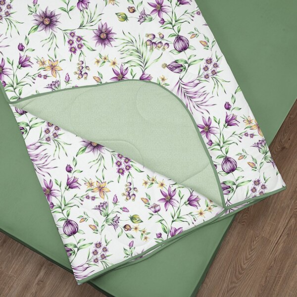 Edredom Duo Queen Tecebem Confiança Com Plush Flannel Liso Ve