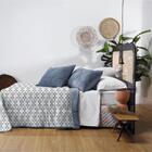 Edredom Dupla Face Cas New Confort Altenburg Geométrico Marin