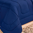 Edredom Dupla Face Com Jogo Cobre Leito 5 Pçs Casal Queen Cas