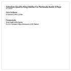 Edredom Dupla Face King Quality 01 Peça - Geométrico Avelã