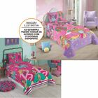 Edredom Dupla Face Microfibra Solteiro Barbie Reinos Mágicos