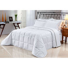 Edredom Dupla Face Queen Size Branco 400 Fios Egípcio 100% Al