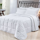 Edredom Dupla Face Queen Size Branco 400 Fios Egípcio 100% Al