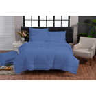 Edredom Eros 200 Fios Queen Kit 6 Peças Azul Casa Dona