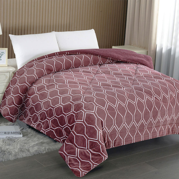 Edredom Estampado - Queen Size - Dupla Face - Capetown - Sher