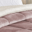 Edredom Insinuante King Dupla Face Sherpa Toque Lã Carneiro -