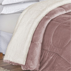 Edredom Insinuante King Dupla Face Sherpa Toque Lã Carneiro -