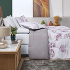 Edredom Júlia Casal Super King 03 Peças Tecido Dupla Face Mic