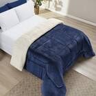 Edredom King Coberdrom Sherpa/mantinha Everest 1 Peça - Marin