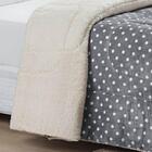 Edredom King Coberdrom Sherpa/mantinha Petit Poa 1 Peça - Cin