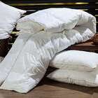 Edredom King Pluma Poliéster Branco