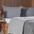 Edredom King Plush Bicolor Dupla Face 100% Poliéster 240x260c