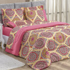 Edredom King Size 200 Fios Dupla Face Mandala Estampado 3 Peç