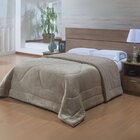 Edredom - King Size - Dupla Face - Capetown - Sherpa - Caqui