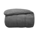 Edredom - King Size - Dupla Face - Capetown - Sherpa - Chumbo