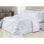 Edredom Liso King Size Branco 200 Fios 100% Algodão 2,80m X 2