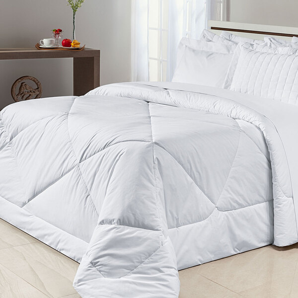 Edredom Liso King Size Branco 200 Fios 100% Algodão 2,80m X 2