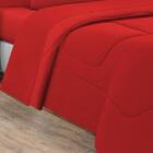 Edredom Malha 1 Peça Solteiro - Vermelho/vermelho