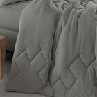 Edredom Malha Casal Buettner 100% Algodão Basic Liso Bege