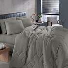 Edredom Malha Casal Buettner 100% Algodão Basic Liso Bege