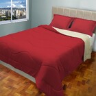 Edredom Malha Dupla Face Casal 220x240 Metros 3 Pçs Casa Dona