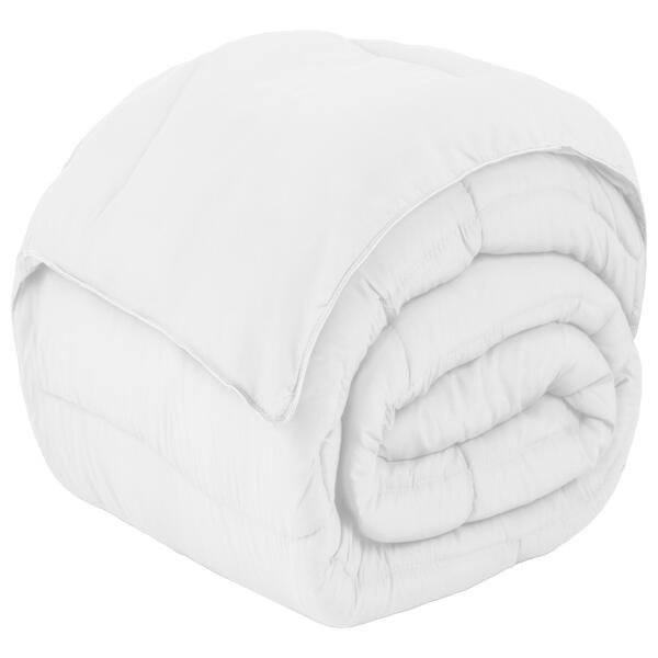Edredom Padrão Comforter Poliéster Branco Sonhare
