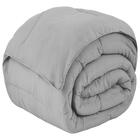 Edredom Padrão Comforter Poliéster Prata Sonhare