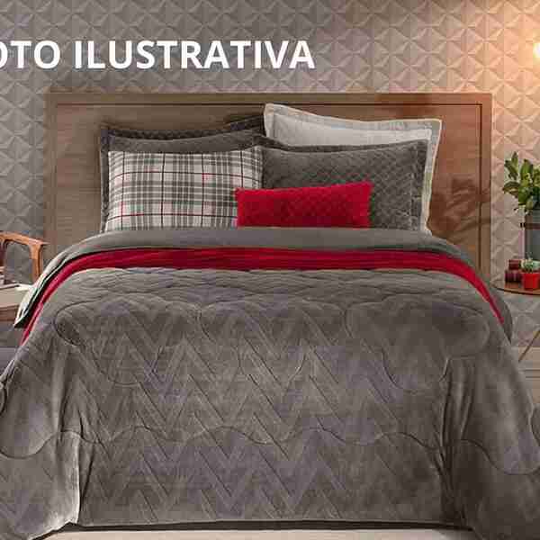 Edredom Plush Evolution Casal 2 20x2 35 Sortido Hedrons