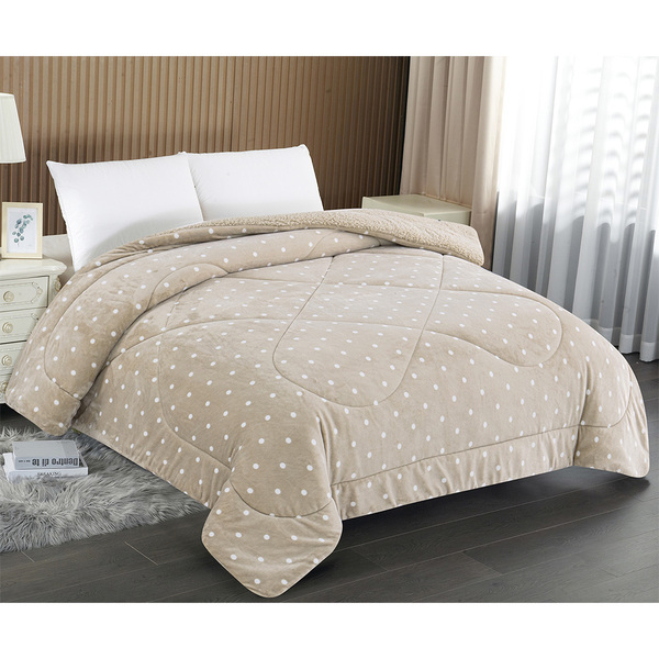 Edredom Poa - Queen Size - Dupla Face - Capetown - Sherpa - B