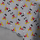 Edredom Portallar Casal Misto Disney Mickey Classic Cinza