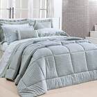 Edredom Queen 100% Algodão 200 Fios Ornatto  03 Peças - Verde