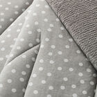 Edredom Queen Altenburg Blend Malha Bits Cinza