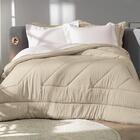 Edredom Queen Altenburg Cetim 300 Fios Bege Delavé