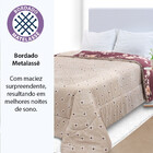 Edredom Queen Antialérgico Dupla Face Estampado 240x215cm - B
