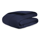 Edredom Queen Azul Marinho Dupla Face Toque Macio 100% Algodã