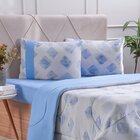 Edredom Queen Bella Cama Malha 125g/m² 100% Algodão 220x240cm