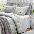 Edredom Queen Butterfly 7pç 80% Algodão 20% Poliéster - Cinza