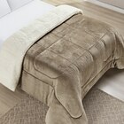 Edredom Queen Coberdrom Dupla Face Sherpa Mantinha Everest -