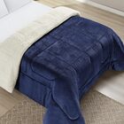 Edredom Queen Coberdrom Dupla Face Sherpa Mantinha Everest -